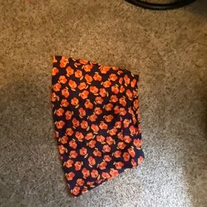 Floral athletic skort